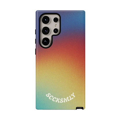 Faded Sunset Aura Tough Phone Case for Samsung