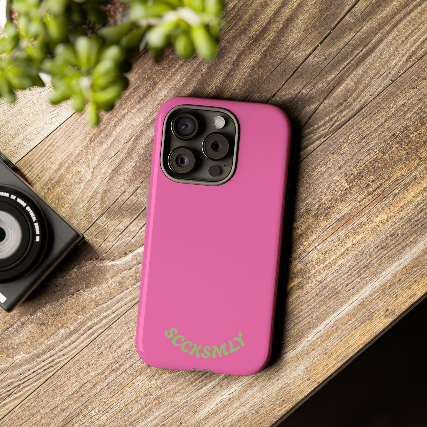SOLID Sweet Static Pink Tough Case for Apple