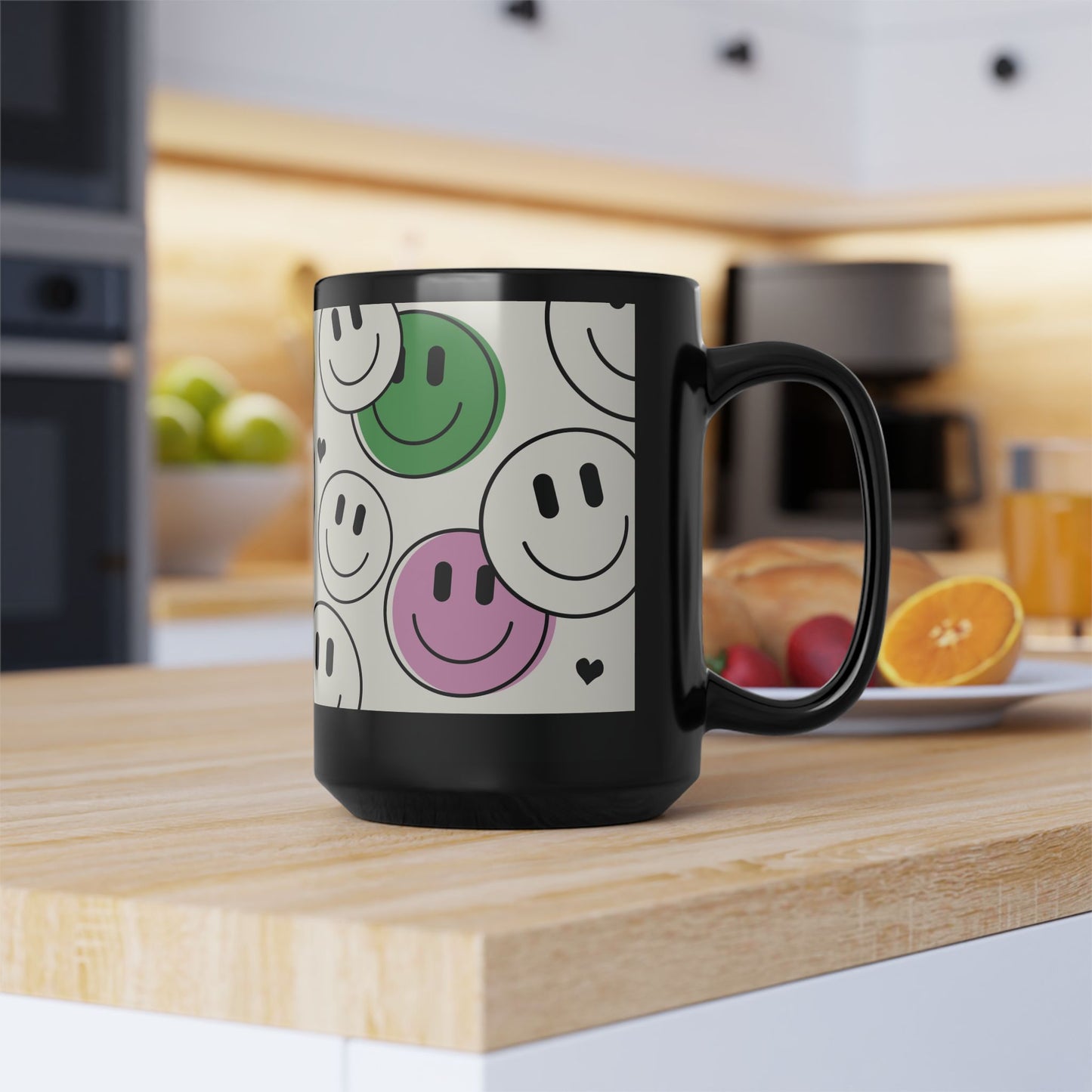 Mug Super Smiles 15 oz — Black