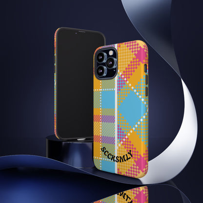 Pattern Punch Phone Case for Apple