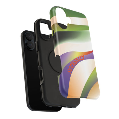 Green Waves Phone Case for Apple