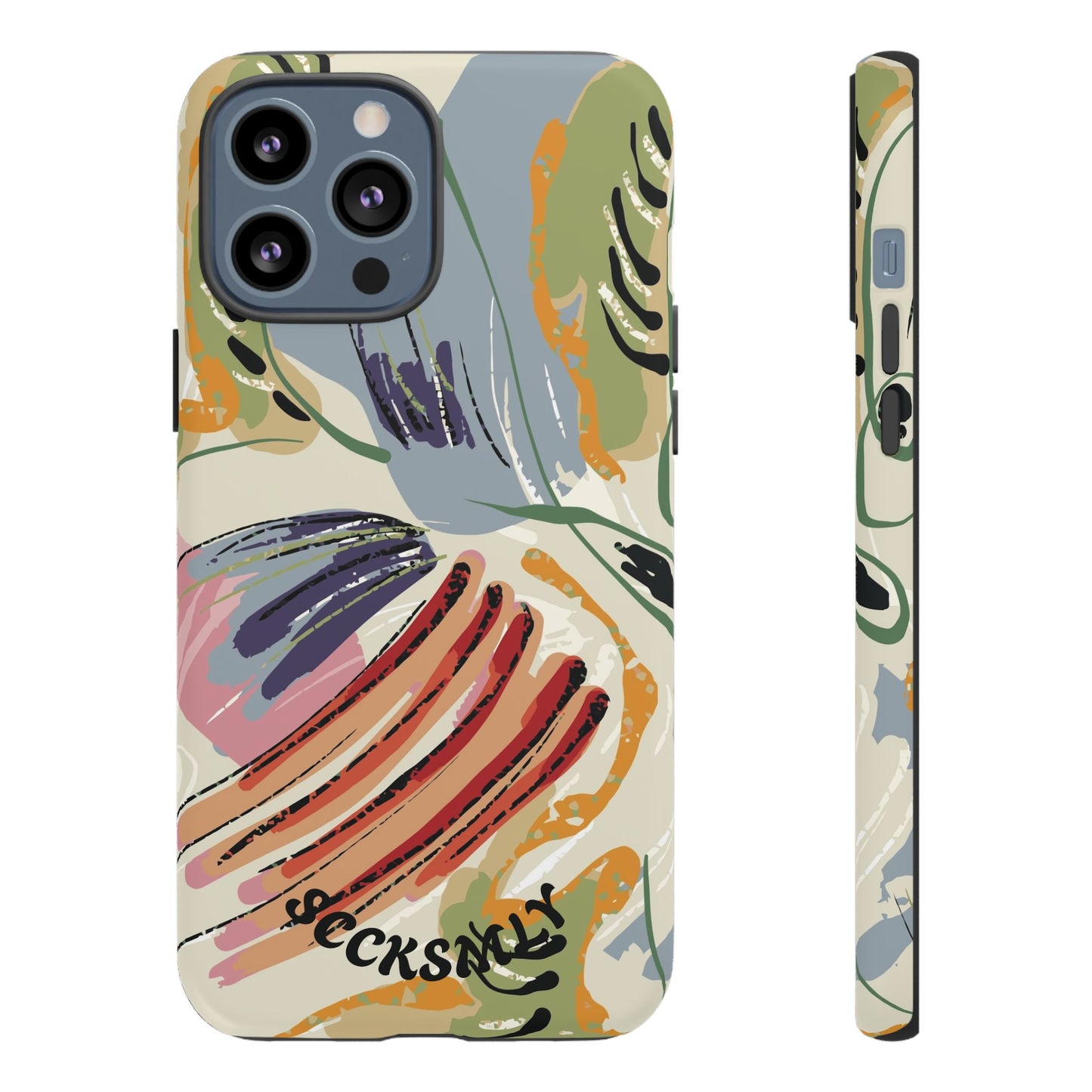 Botanical Strokes Palette Tough Phone Case for Apple