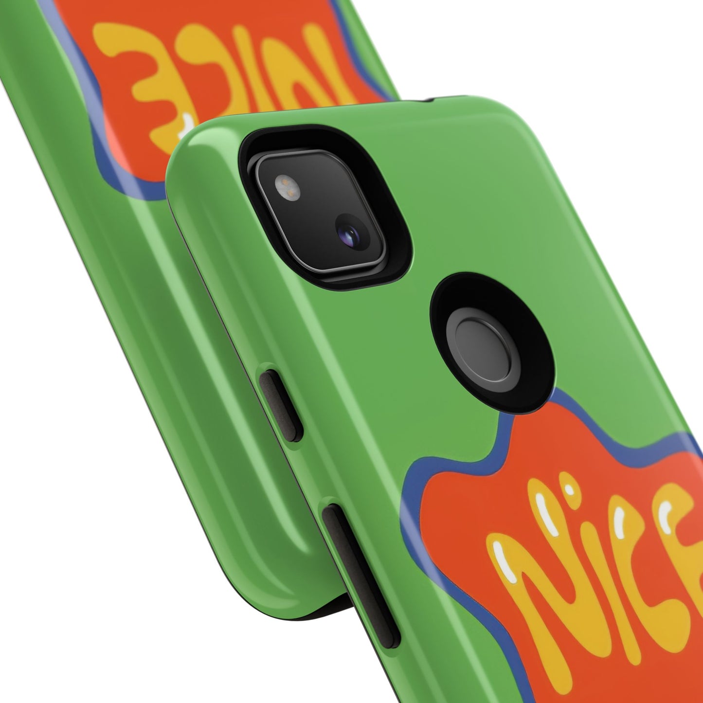Green "NICE" Tough Phone Case for Google Pixel