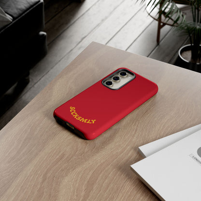 SOLID Calm Cherry Tough Case for Samsung