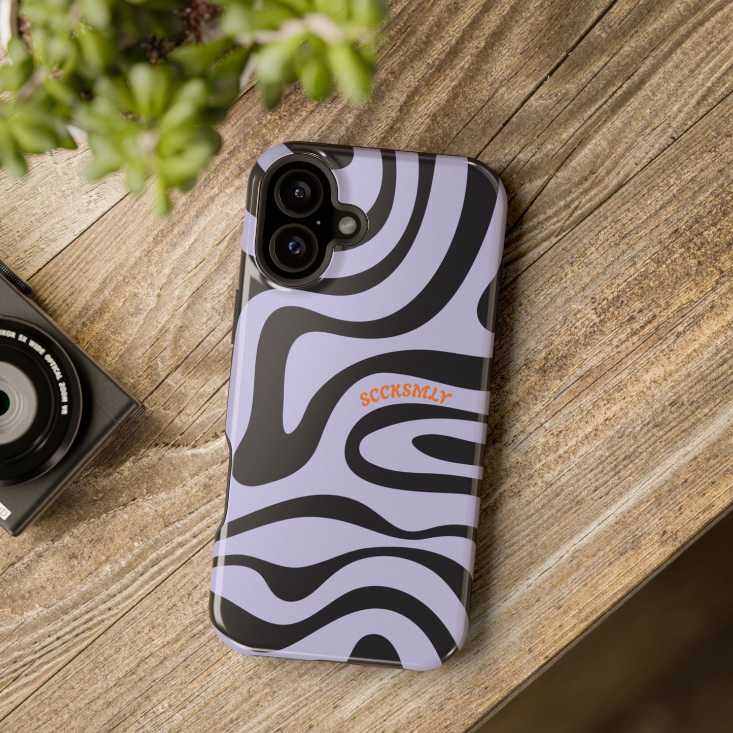 Purple Swirl Phone Case for Apple