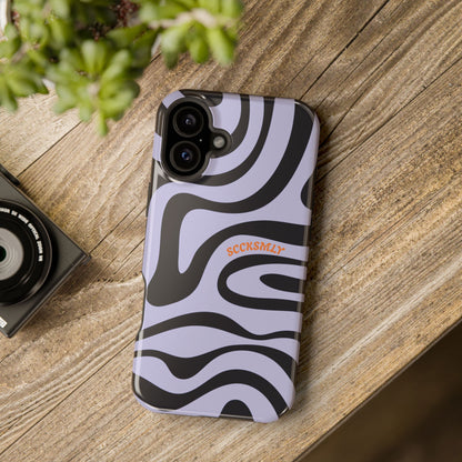Purple Swirl Phone Case for Apple