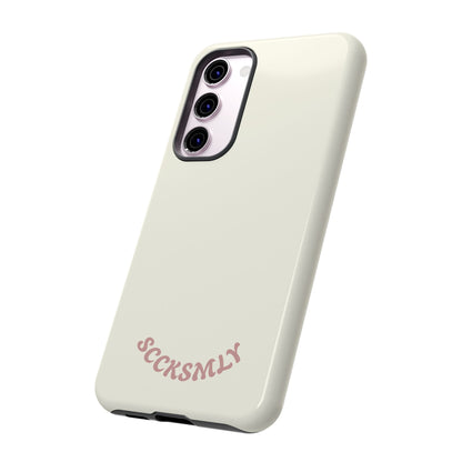 Sweet Oat Milk Tough Phone Case for Samsung