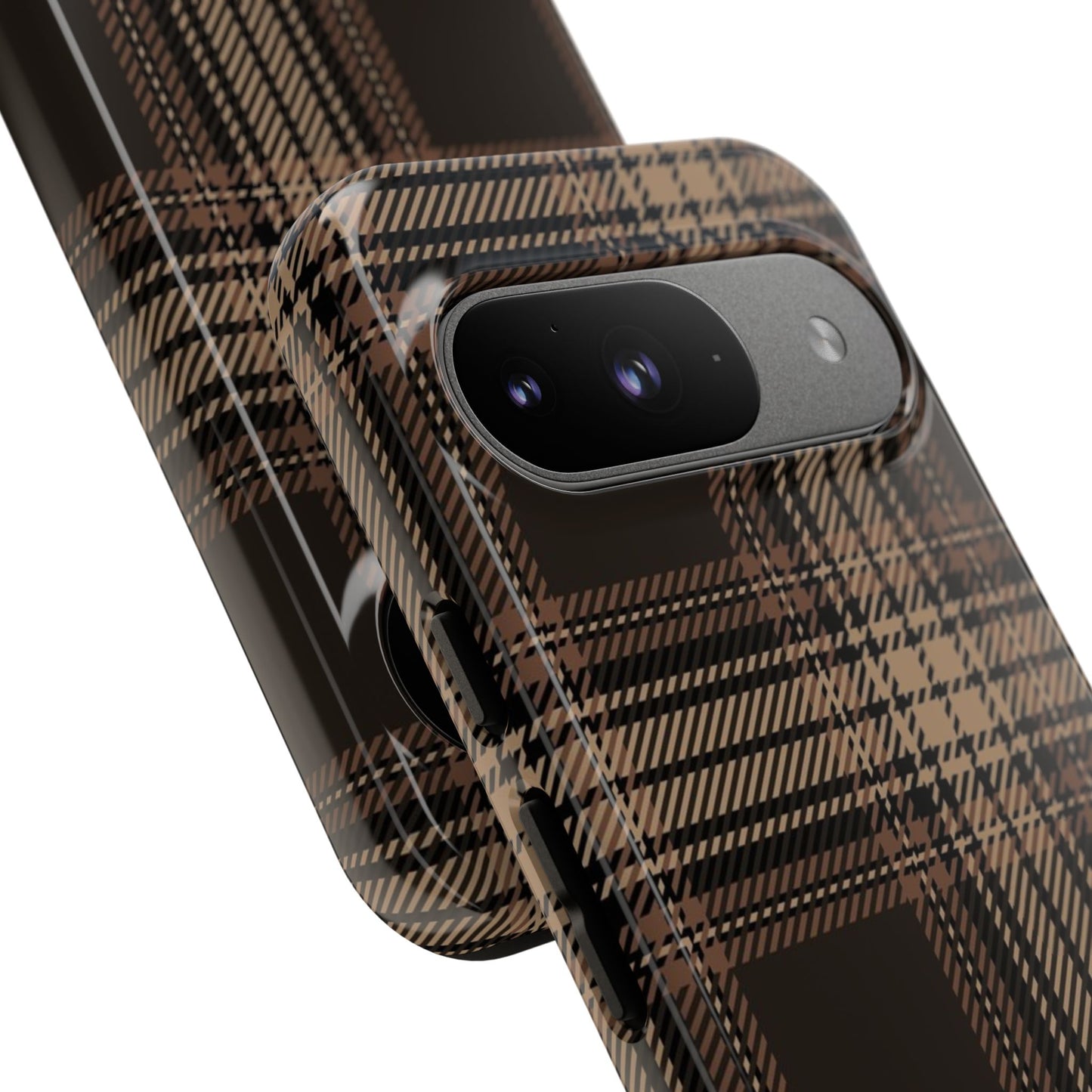 Brown Bread Plaid Tough Phone Case for Google Pixel