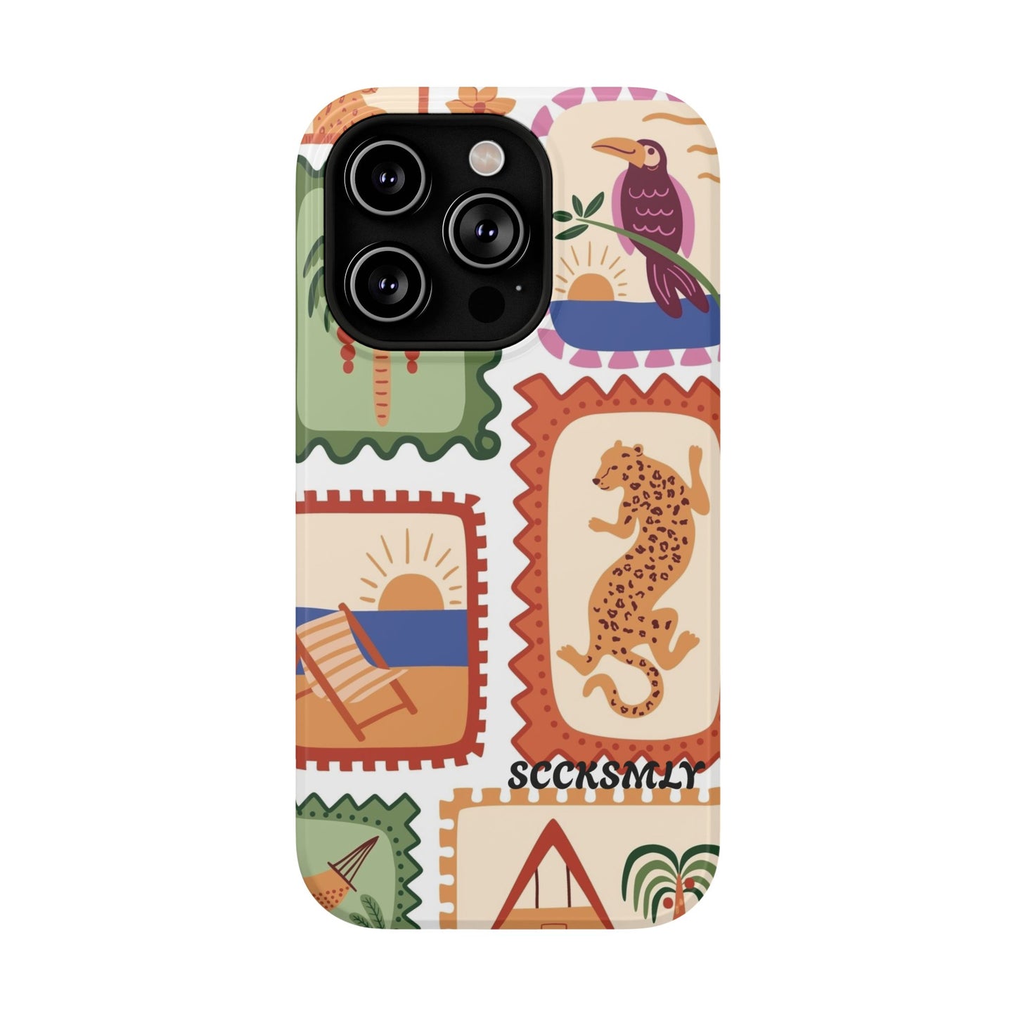 Tropical Print Phone Case for Apple