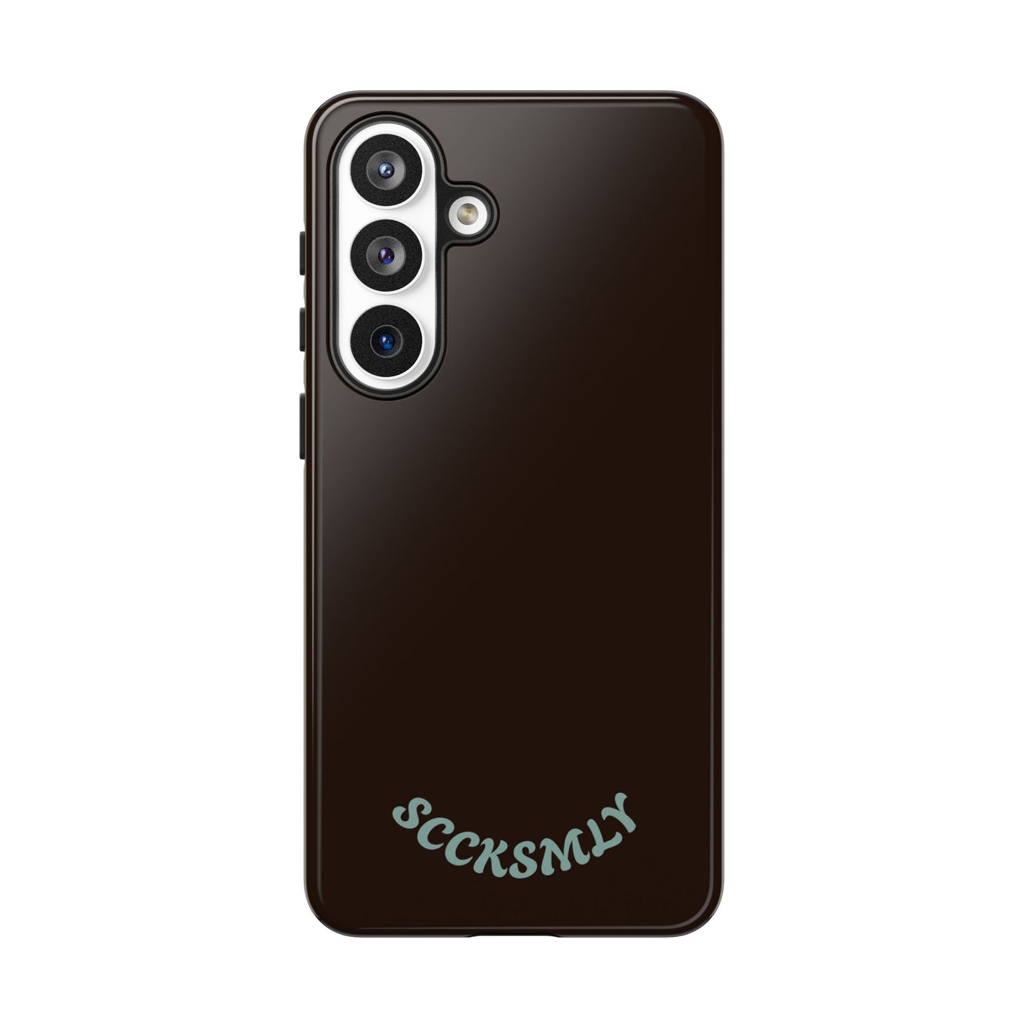 SOLID Espresso Mint Tough Phone Case for Samsung