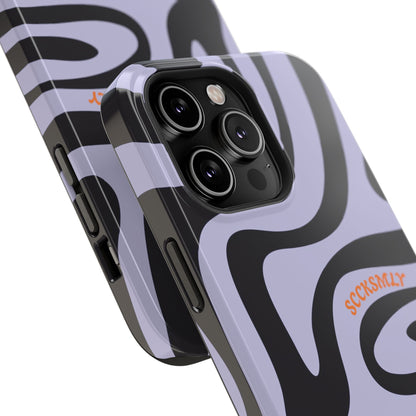 Purple Swirl Phone Case for Apple