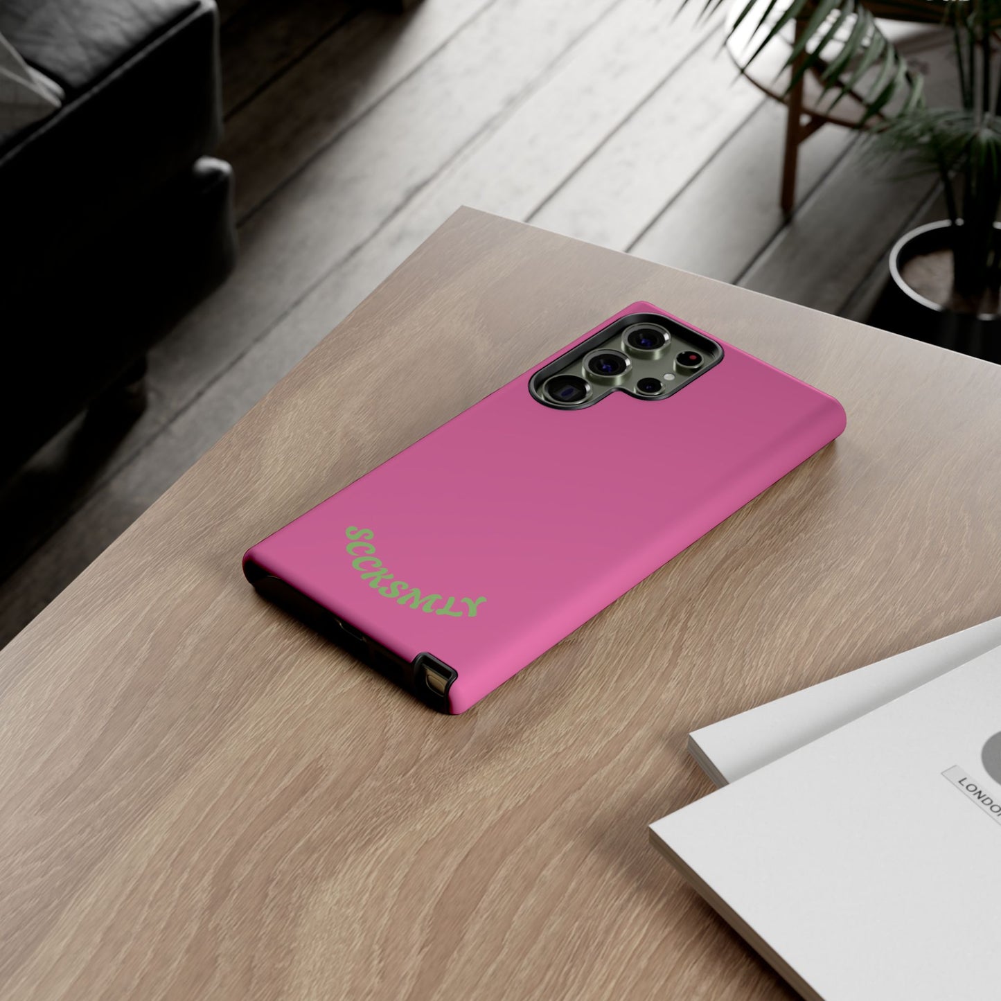 SOLID Sweet Static Pink Tough Case for Samsung