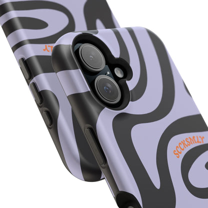 Purple Swirl Phone Case for Apple