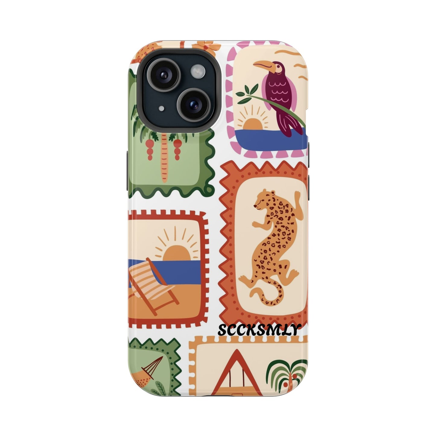 Tropical Print Phone Case for Apple