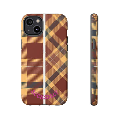 Autumn Plaid Phone Case for Apple