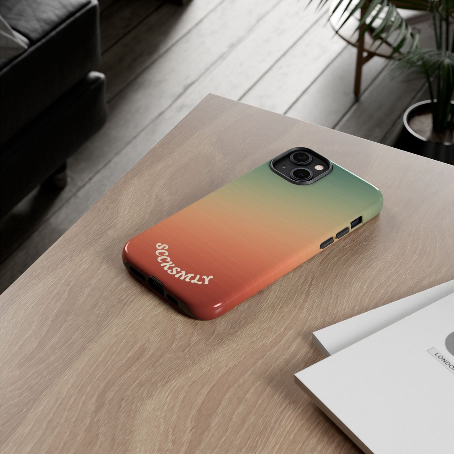 Warm Ombré Tough Phone Case for Apple
