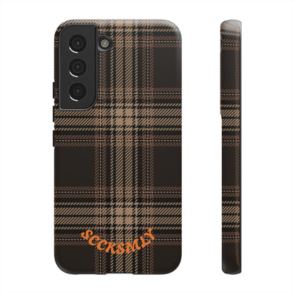 Brown Bread Plaid Tough Phone Case Samsung