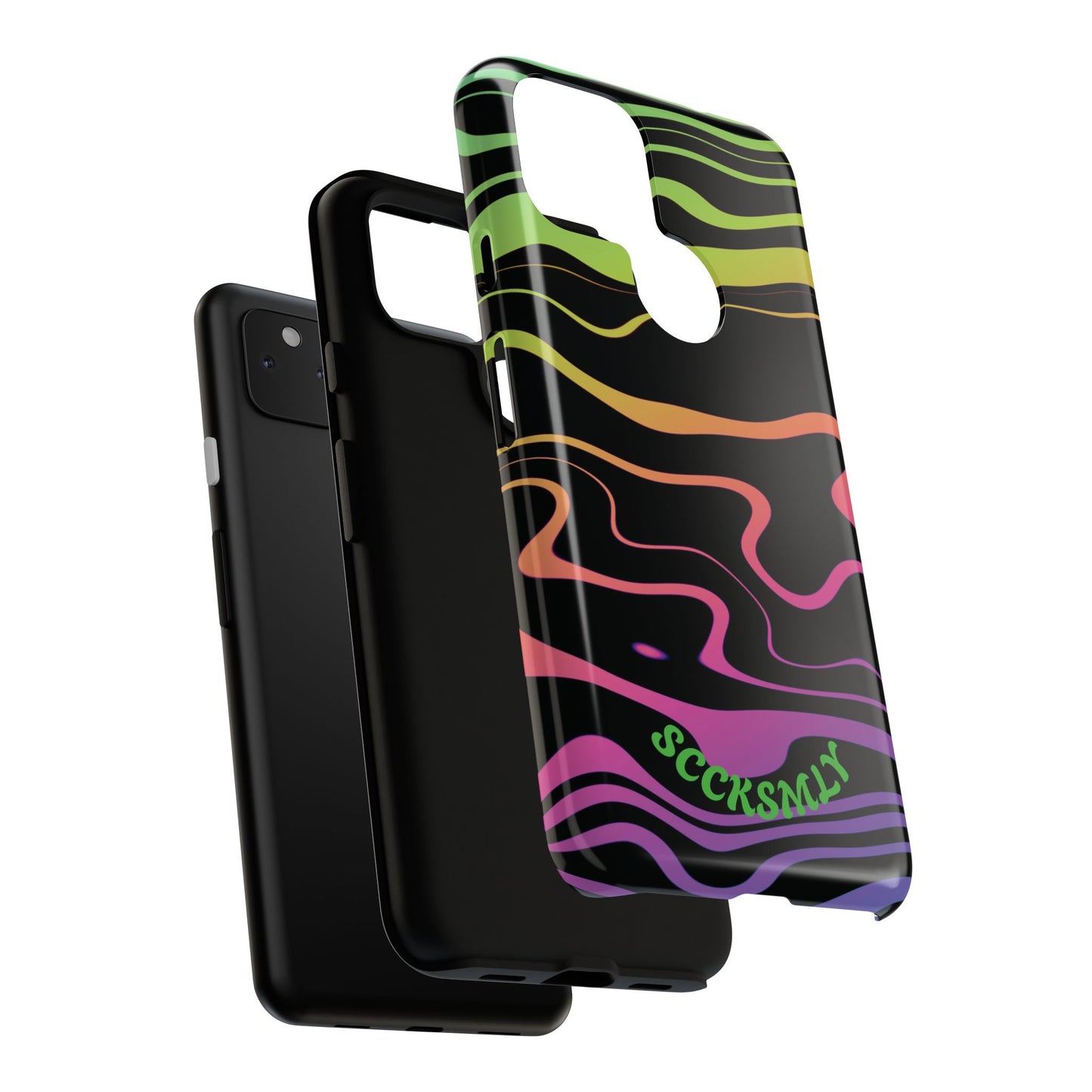 Dark Rainbow Phone Case For Google Pixel
