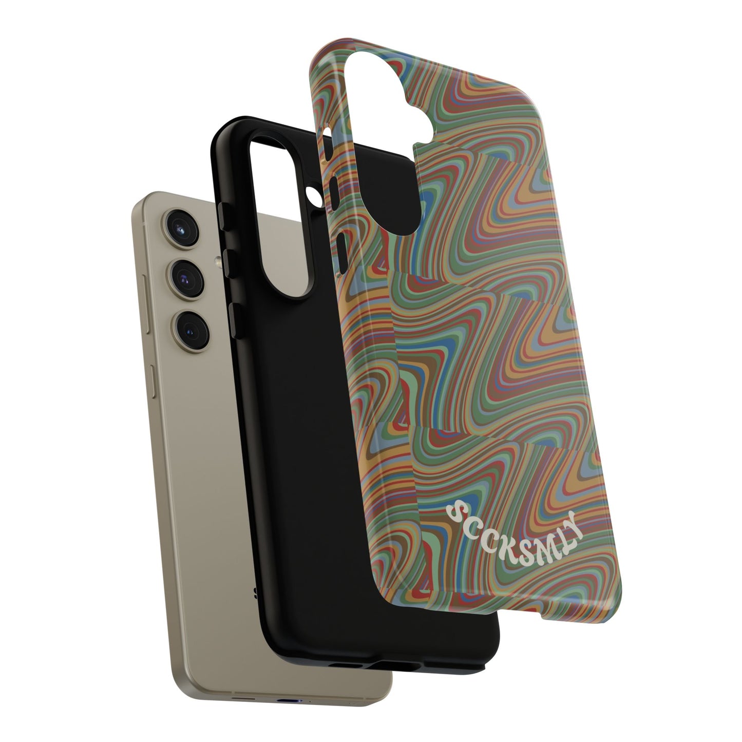 Earthly Waves Tough Phone Case for Samsung