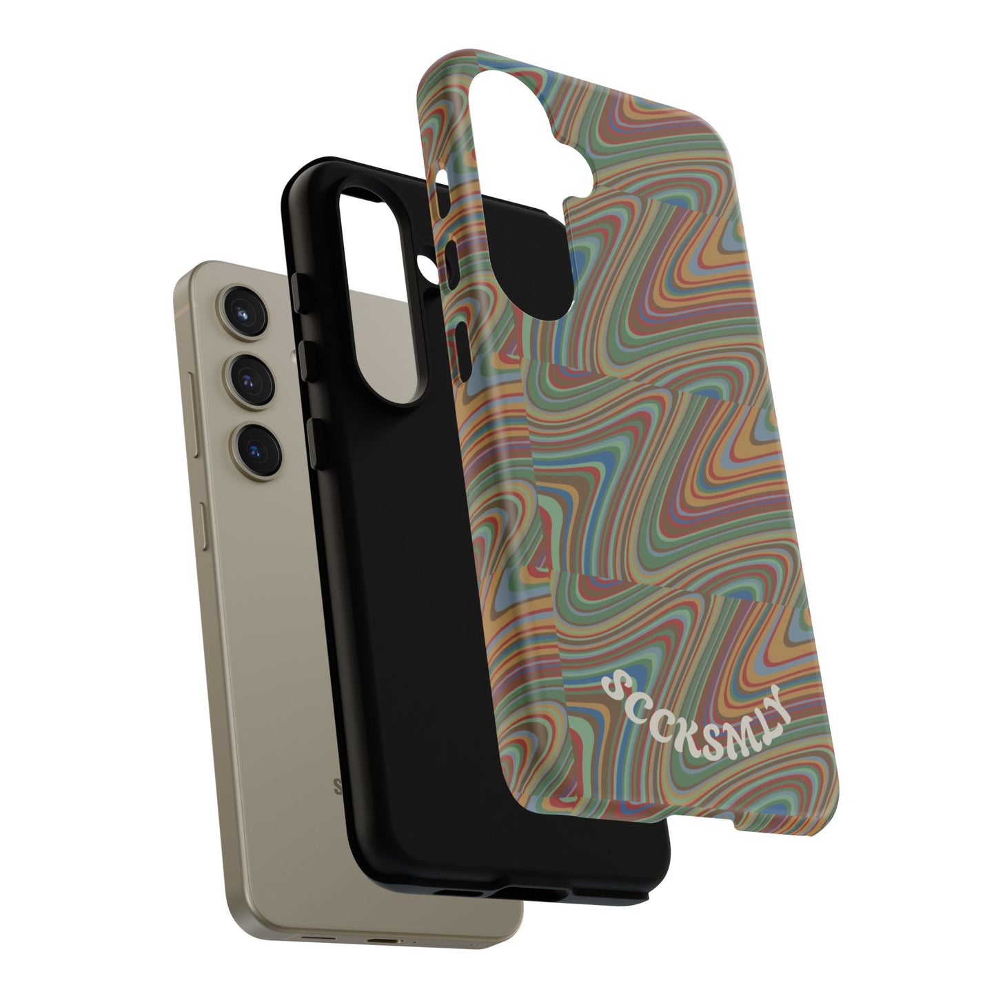 Earthly Waves Tough Phone Case for Samsung