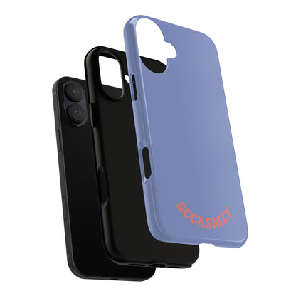 Periwinkle Blue Tough Phone Case for Apple