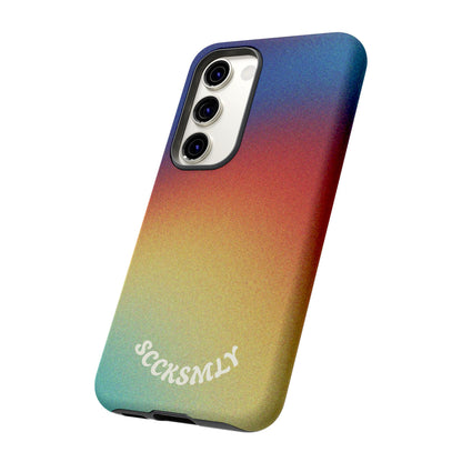 Faded Sunset Aura Tough Phone Case for Samsung
