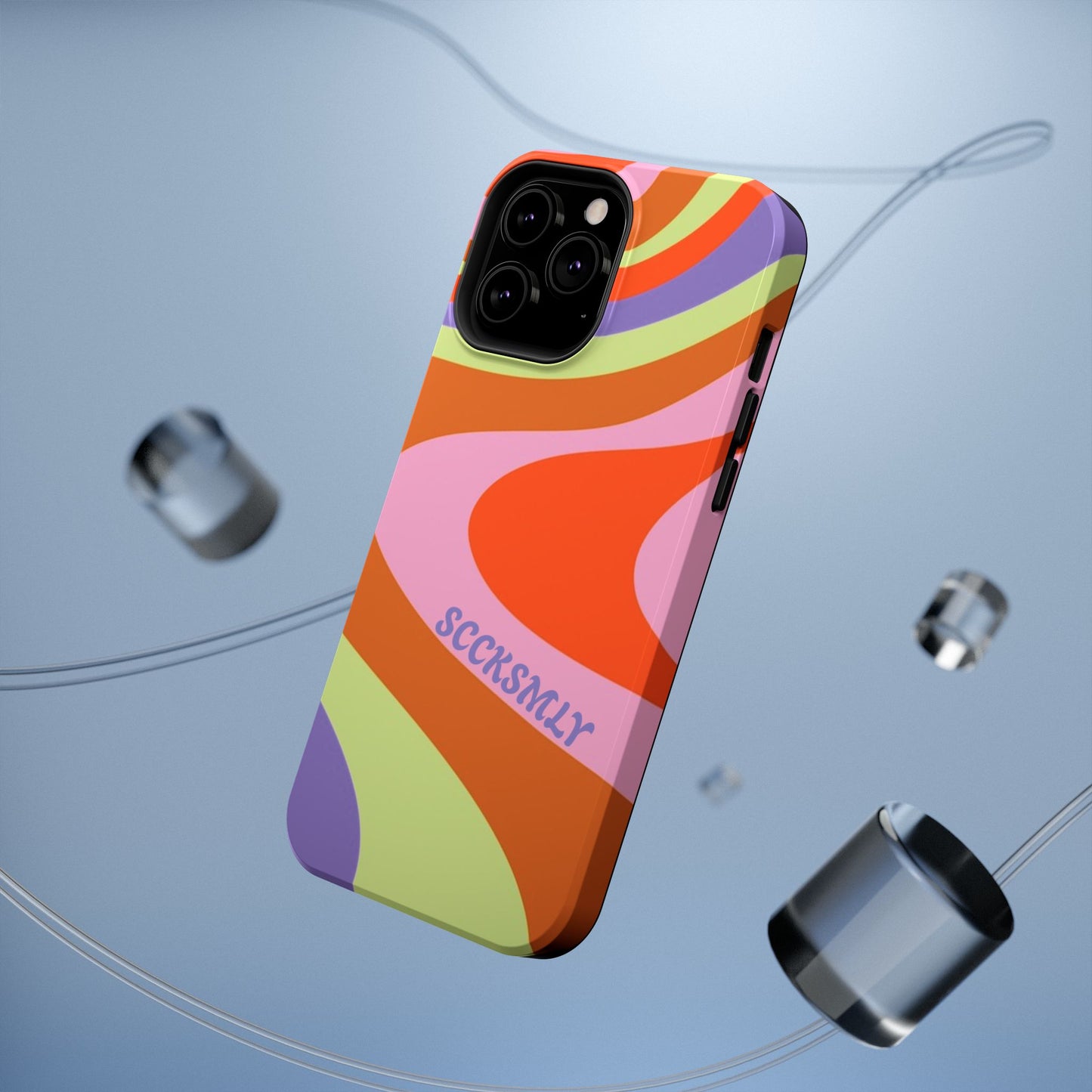 Curvy Swirl Phone Case for Apple