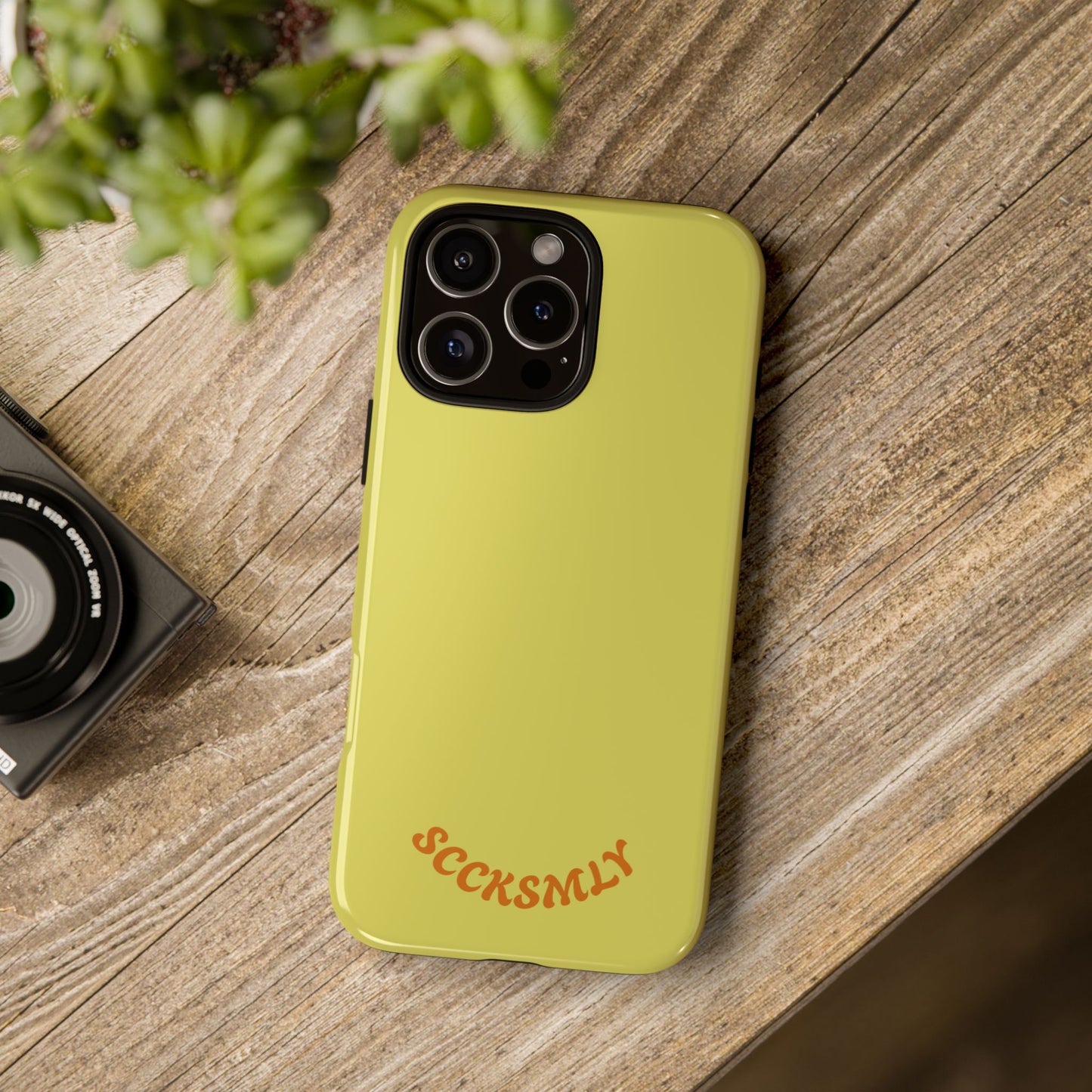 SOLID Lemon Dijon Glaze Tough Case for Apple