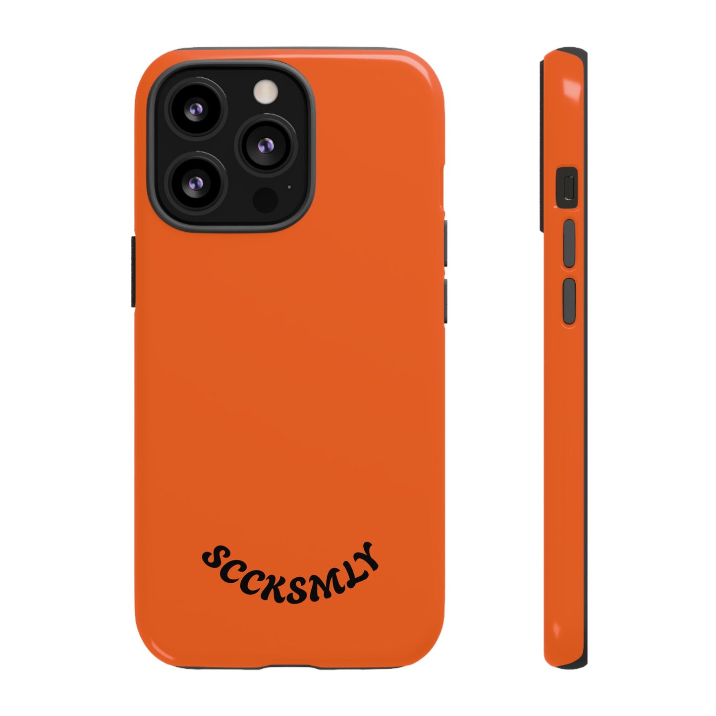 SOLID Tangerine Tough Case for Apple