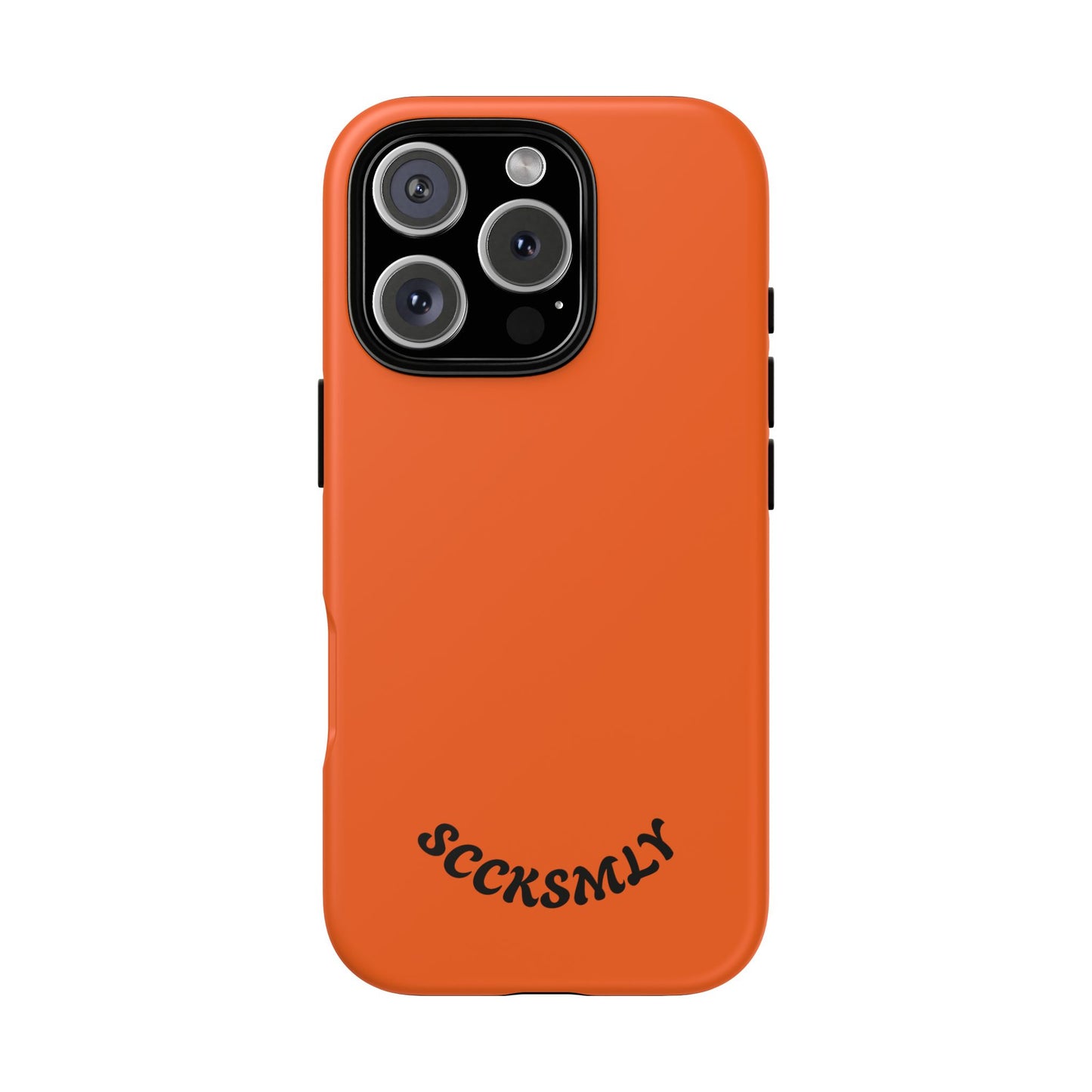 SOLID Tangerine Tough Case for Apple