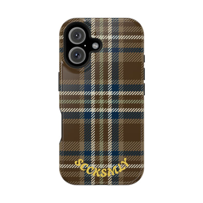 Earth and Sky Plaid Phone Case for Apple