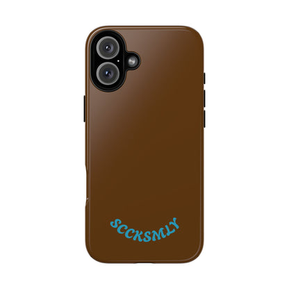 SOLID Chocolate Coco Tough Case for Apple