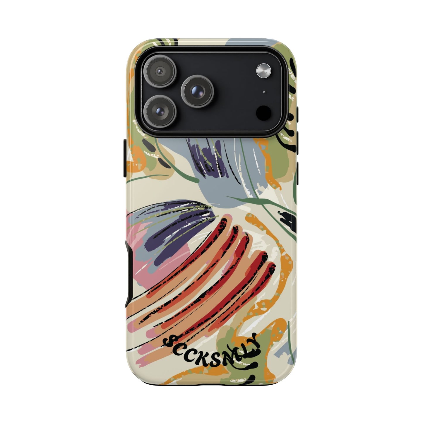 Botanical Strokes Palette Tough Phone Case for Apple