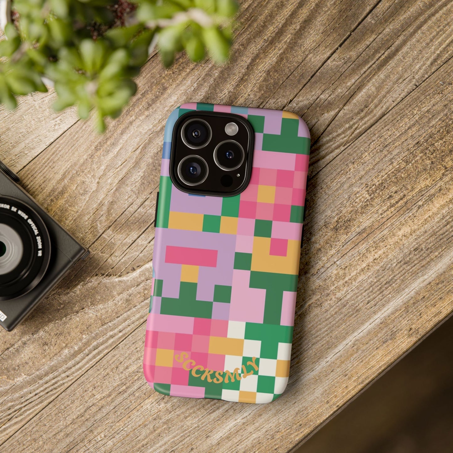 Pixel Garden Tough Phone Case for Apple