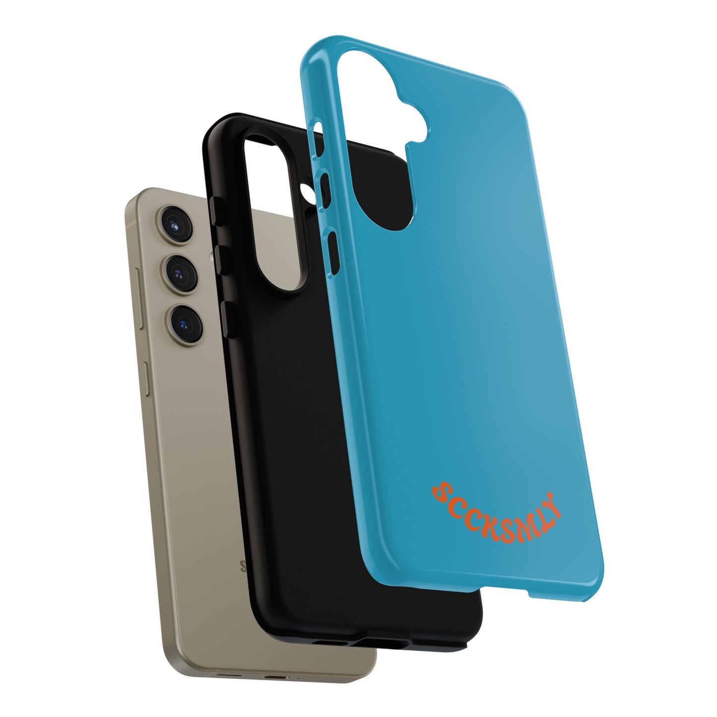 SOLID Blue Spook Tough Case for Samsung