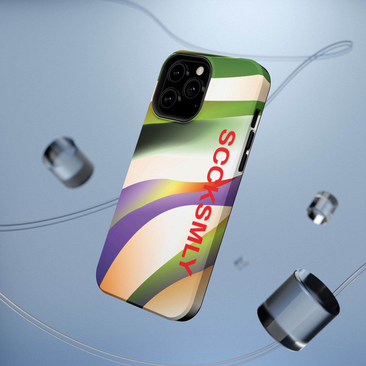 Green Waves Phone Case for "IOS or Apple"