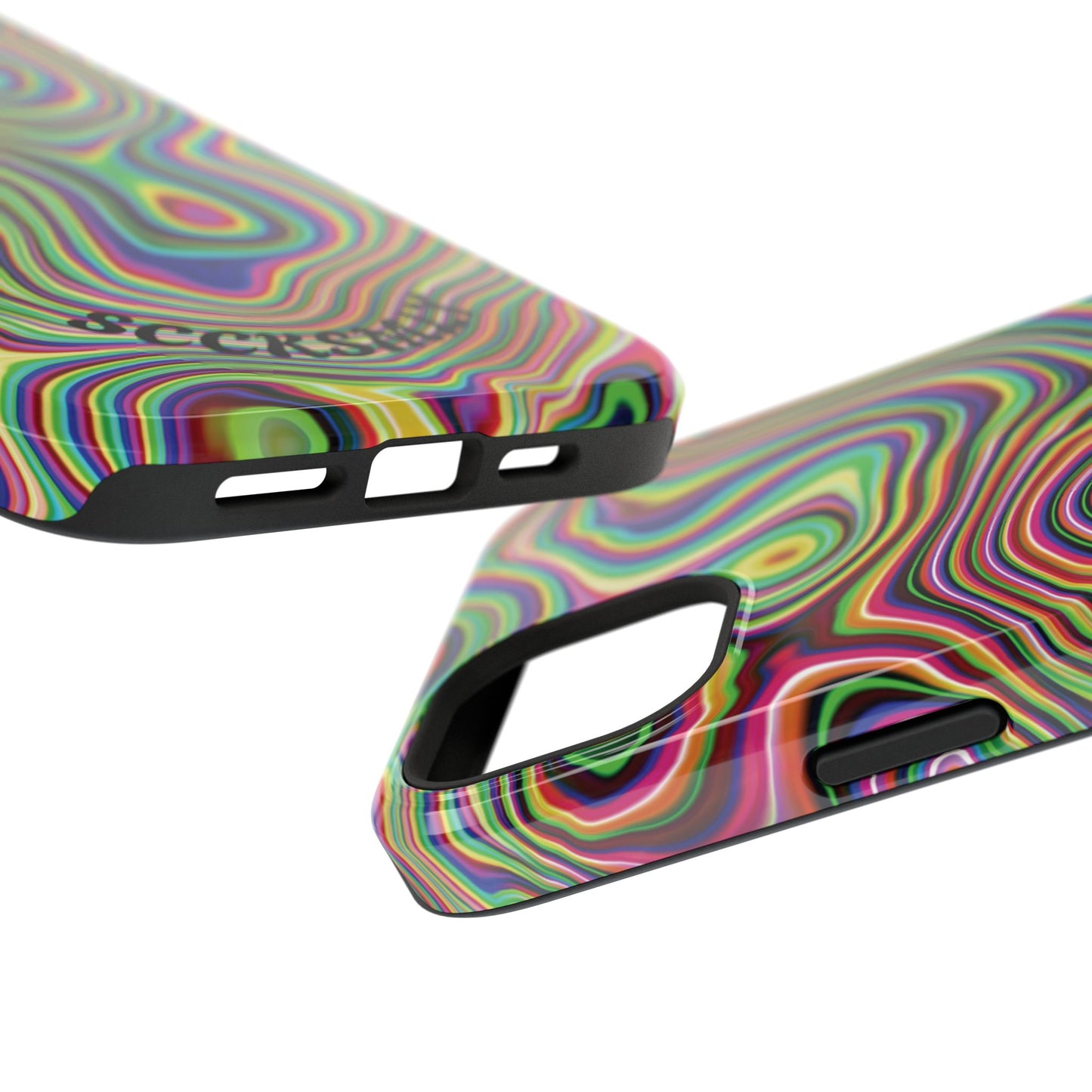 Acid Swirl Phone Case for Apple