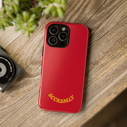 SOLID Calm Cherry Tough Case for Apple