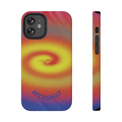 Toxic Spiral Tough Phone Case for Apple