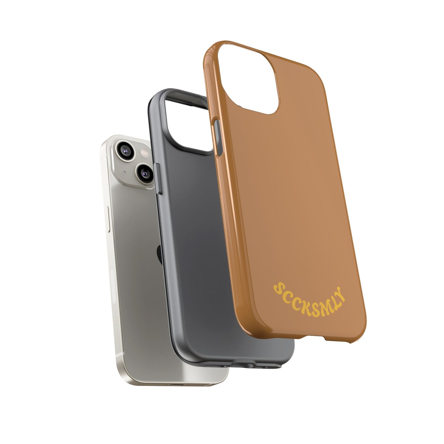 SOLID Spiced Caramel Tough Case for Apple