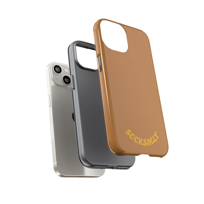 SOLID Spiced Caramel Tough Case for Apple