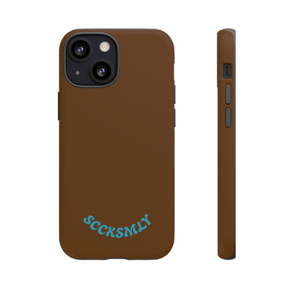 SOLID Chocolate Coco Tough Case for Apple