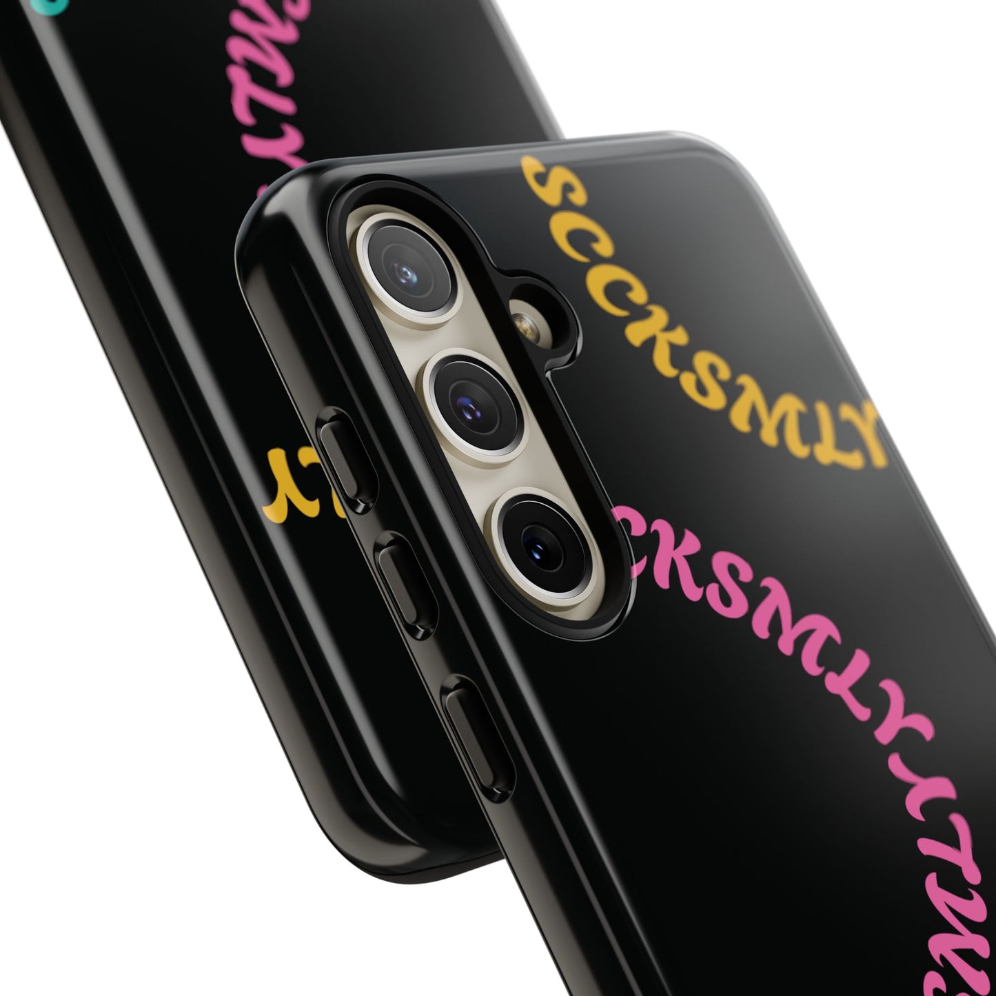 Y2K Wavy Script Tough Case for Samsung