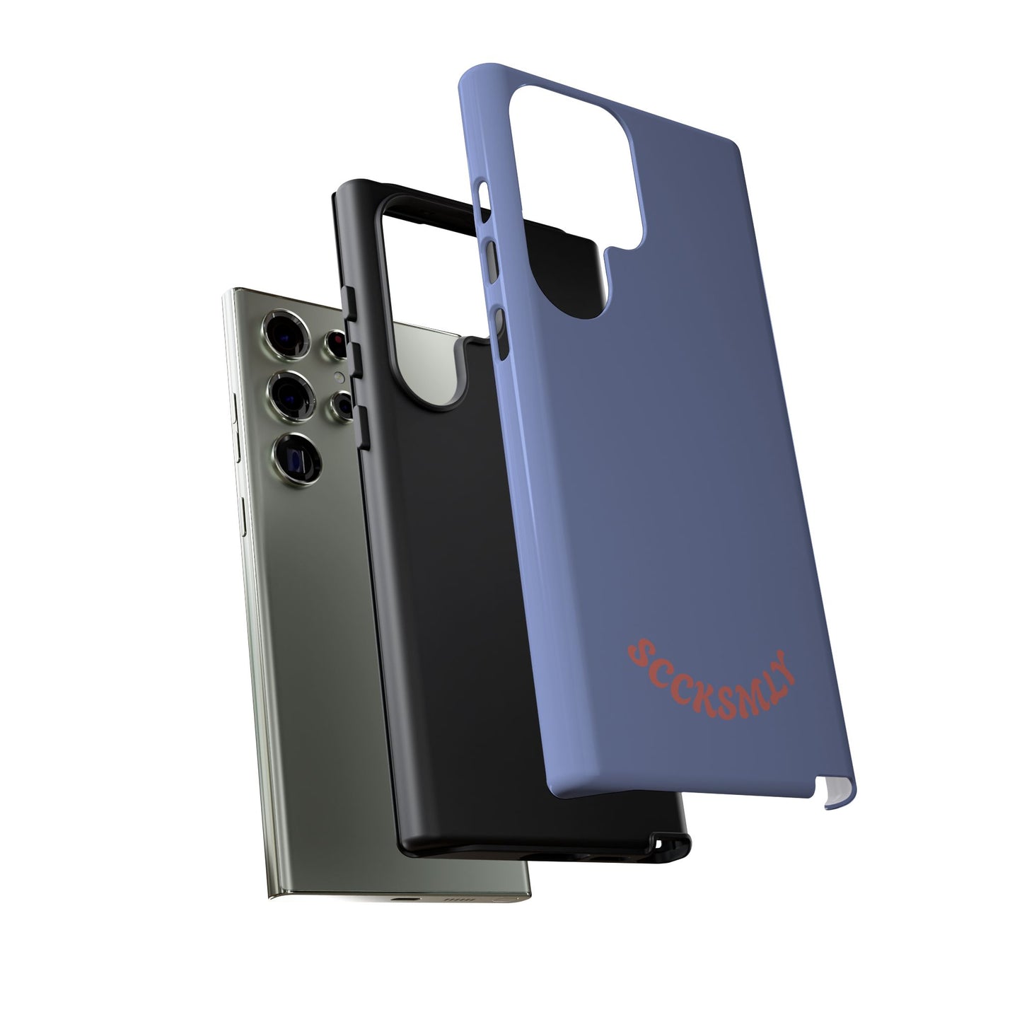 Periwinkle Blue Tough Phone Case for Samsung