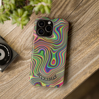 Acid Swirl Phone Case for Apple