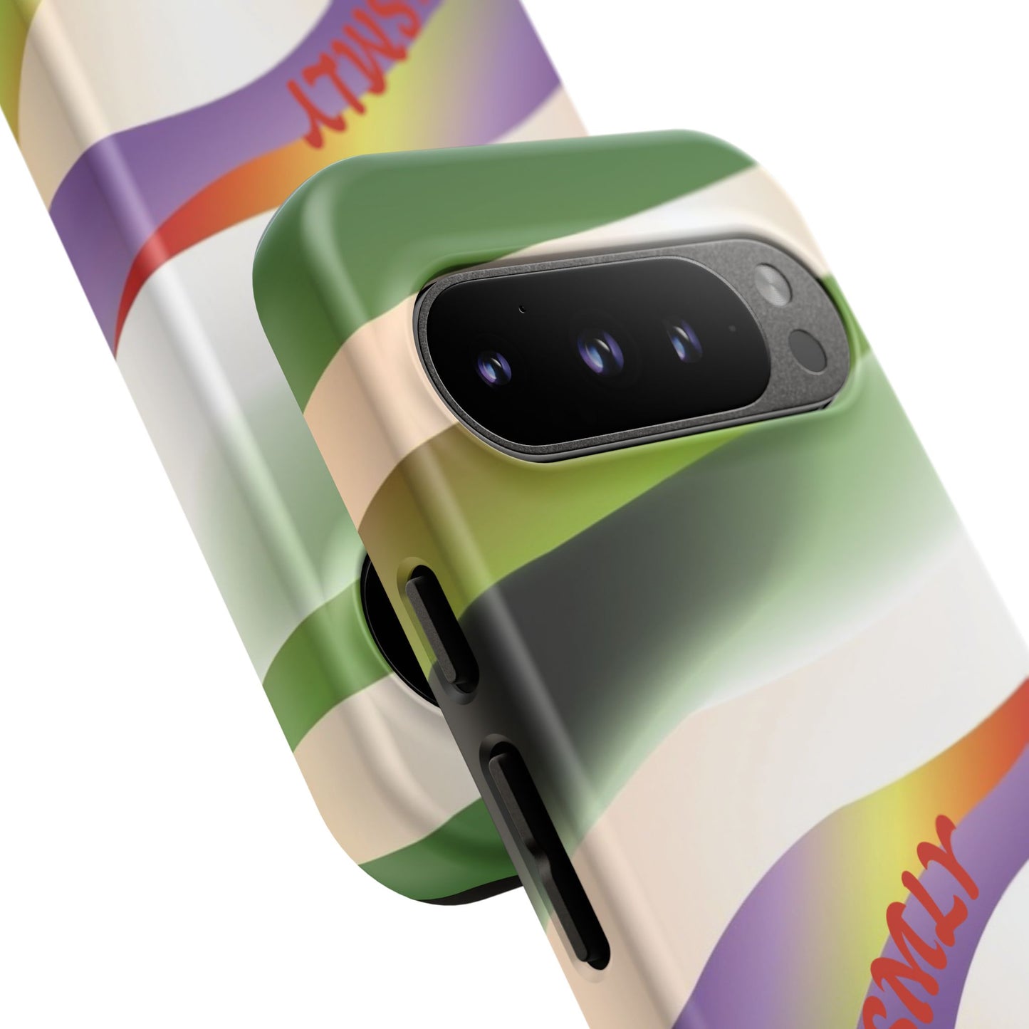 Green Waves Phone Case for Google Pixel