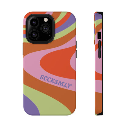 Curvy Swirl Phone Case for Apple