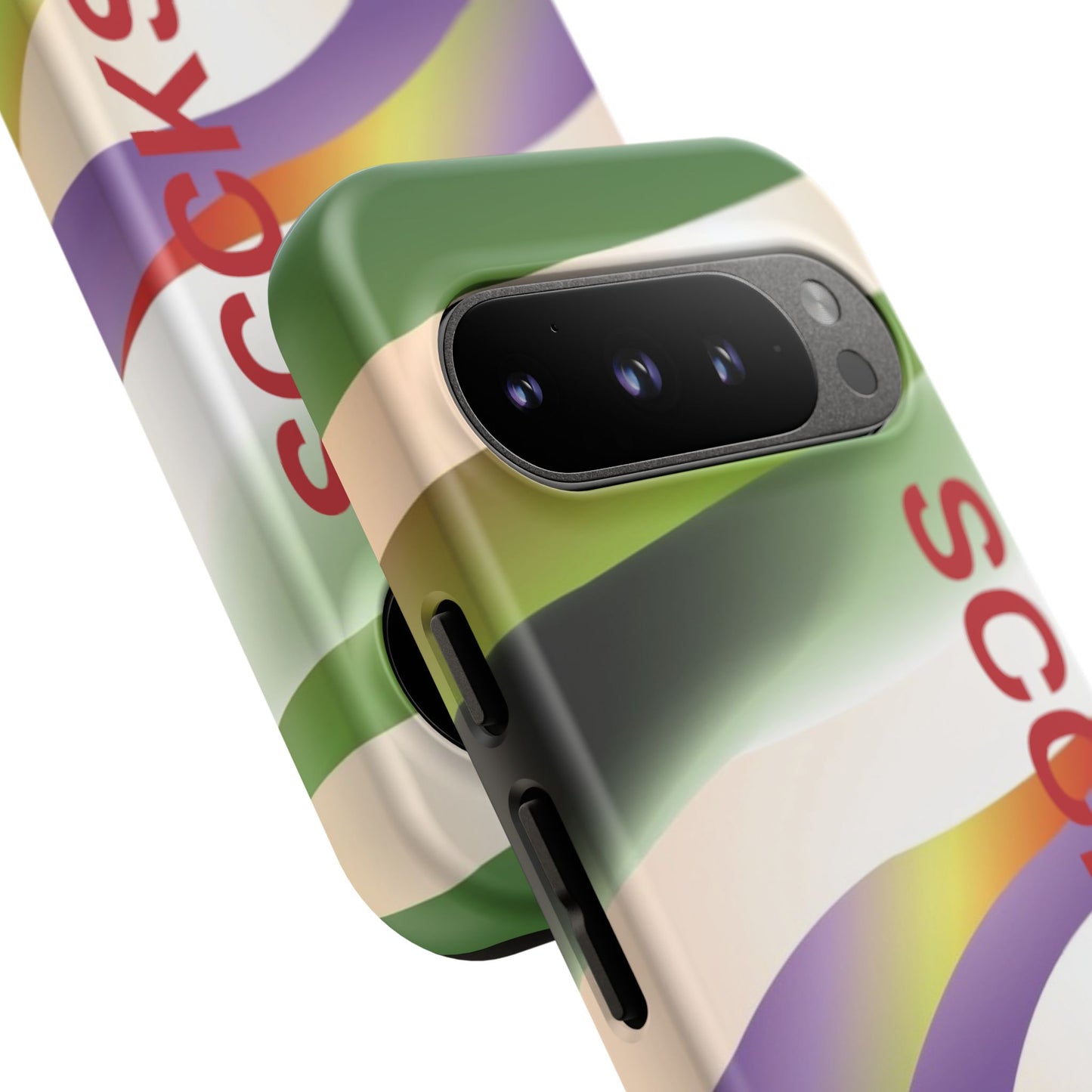 Green Waves Phone Case for Google Pixel