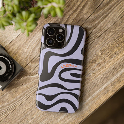 Purple Swirl Phone Case for Apple