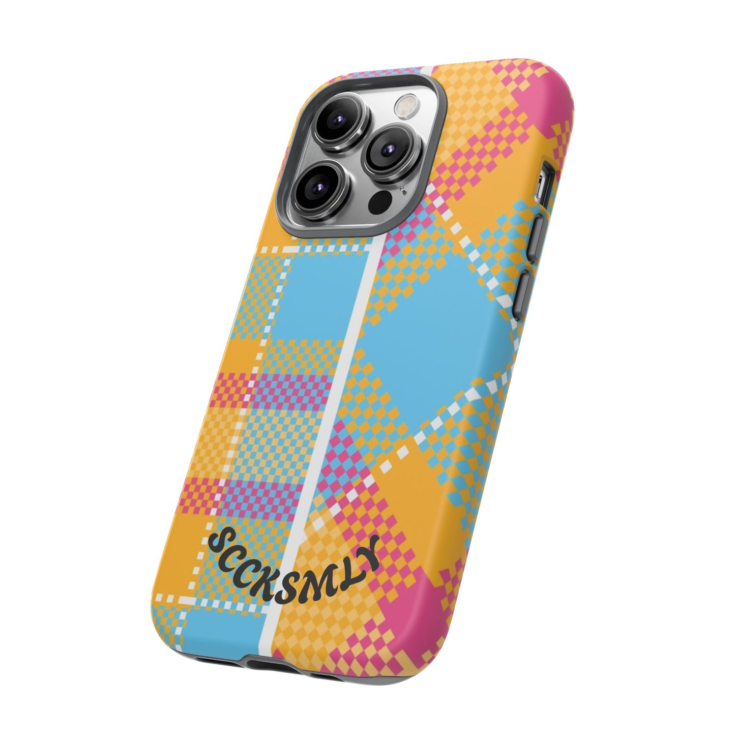 Pattern Punch Phone Case for Apple